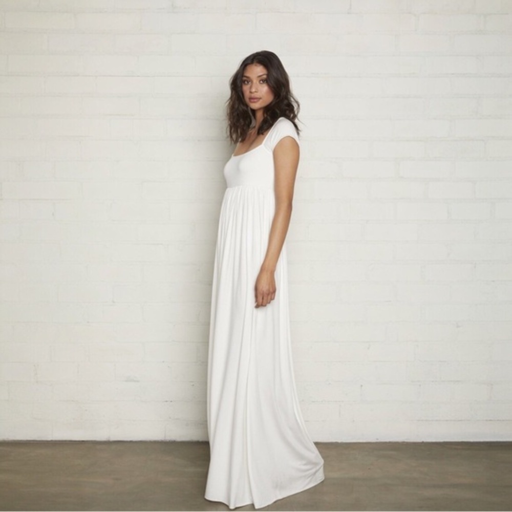 Rachel Pally Cap Sleeve Modal Maxi | Ash Grey